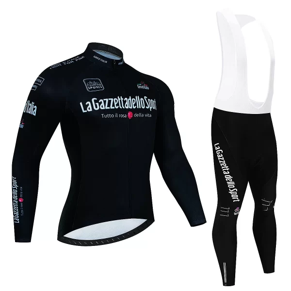 2023 Team Tour De Italia Giro Cycling Jersey Set Mens Clothing Suit Long Sleeve MTB Bike Road Pants Bicycle Bib Ropa Ciclismo 20