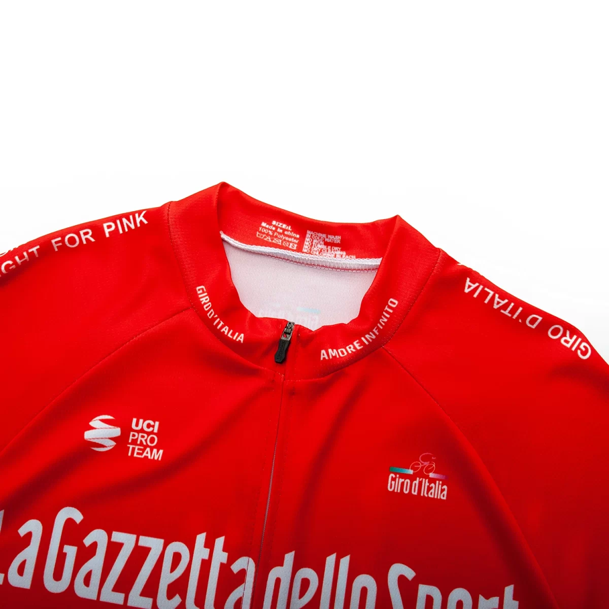 Tour De Italy D'ITALIA Red Cycling Jersey Premium Anti-UV Long Sleeve Sweatshirt Cycling Suit Autumn Quick-Dry Racing Uniform 3