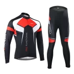 Lixada Spring Autumn Cycle Clothing Set Sportswear Suit Bicycle Bike Outdoor Long Sleeve Jersey + Pants Breathable Quick-dry Men 4