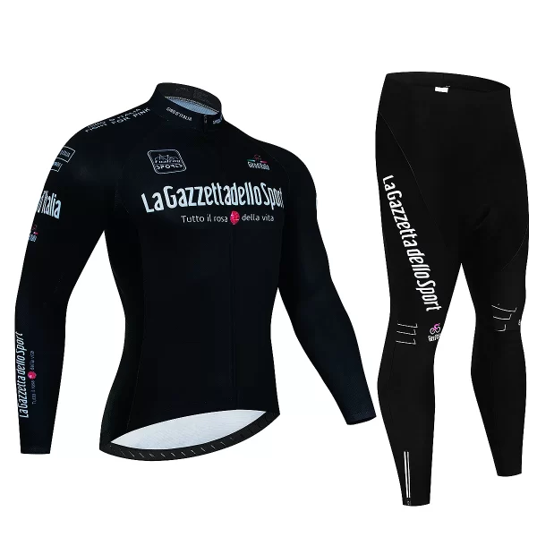2023 Team Tour De Italia Giro Cycling Jersey Set Mens Clothing Suit Long Sleeve MTB Bike Road Pants Bicycle Bib Ropa Ciclismo 21