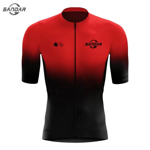 SANDAR 2025 Men Cycling Jersey Cycling Clothing Quick Dry Bicycle Short Sleeves MTB Mallot Ciclismo Enduro Shirts Bike Clothes 1