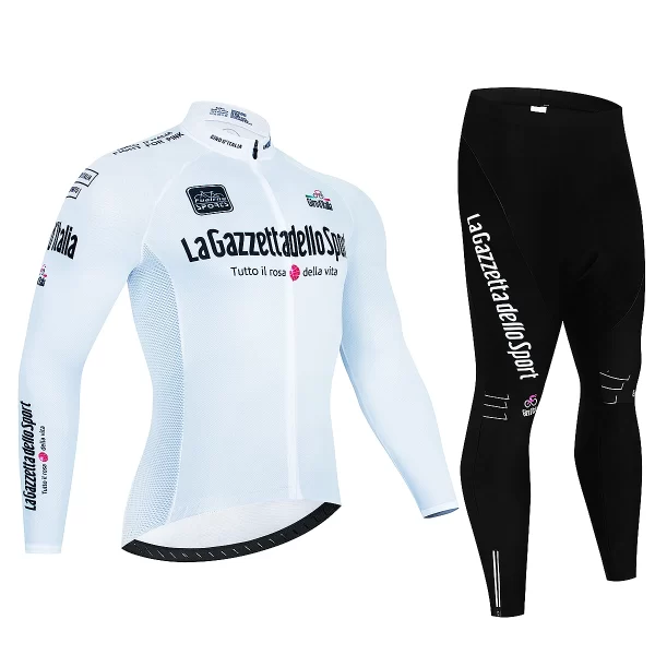 2023 Team Tour De Italia Giro Cycling Jersey Set Mens Clothing Suit Long Sleeve MTB Bike Road Pants Bicycle Bib Ropa Ciclismo 24