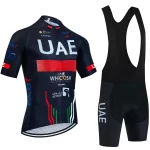 UAE Cycling Jersey Set 2024 Man's Team Short Sleeve Cycling Clothing MTB Bike Uniform Maillot Ropa Ciclismo Summer Bicycle Wear 3