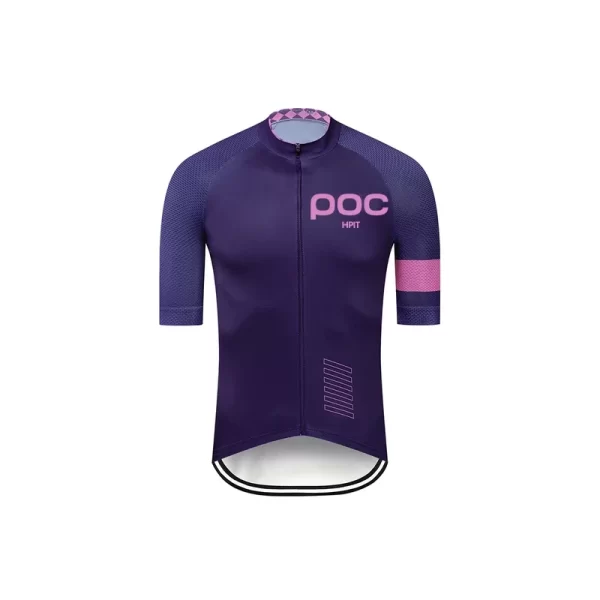 2025 New HPIT POC Cycling Jersey Colour Cycling Racing Tops Short Sleeve Bike Jersey Road Cycling Shirts Summer Bicycle Jerseys 9