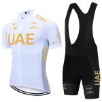 UAE Cycling Jersey Set 2024 Man's Team Short Sleeve Cycling Clothing MTB Bike Uniform Maillot Ropa Ciclismo Summer Bicycle Wear 4