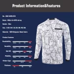 KEMALOCE MTB Jersey Long Sleeve Men White&Black Mountain Bike Jersey Cartoon 2024 Summer Breathable Downhilll Motocross Shirts 3