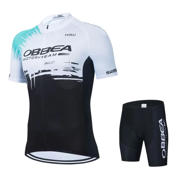 2025 Team Cycling Jersey Set Summer Ropa Ciclismo Men Hiru Short Sleeve Cycling Clothing Outdoor MTB Riding Bike Uniform Maillot 13