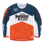 23 Maria off-road Racing Team Motocross Jersey Long Sleeve Downhill MTB Ciclismo Motorcycle Cycling Clothing BMX T-Shirt Bicycle 3