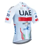 2025 White Cycling Jersey TEAM UAE Bike Vest Maillot Men Women Quick Dry Ropa Ciclismo Bicycle Jersey T-shirt 2