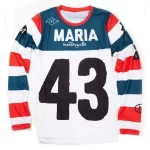 23 Maria off-road Racing Team Motocross Jersey Long Sleeve Downhill MTB Ciclismo Motorcycle Cycling Clothing BMX T-Shirt Bicycle 4