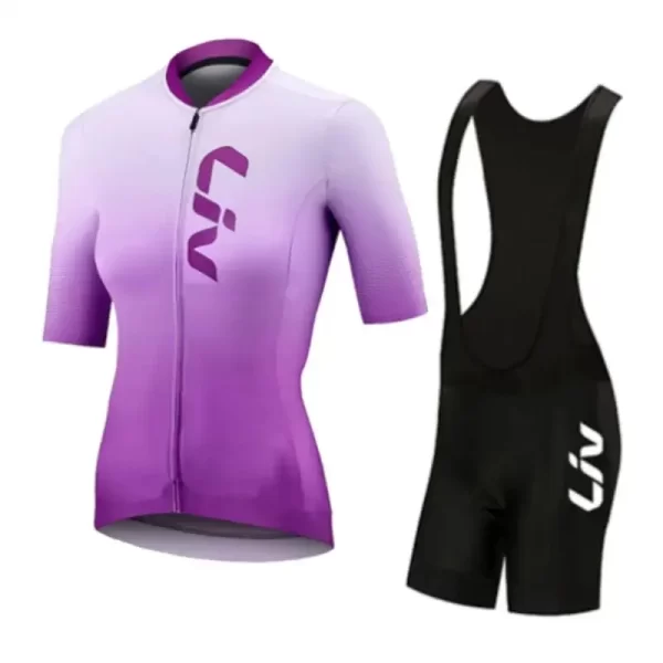 2025 Pro Team Women LIV Cycling Set Summer MTB Bike Clothing Bicycle Clothes Ropa Ciclismo Jersey 9