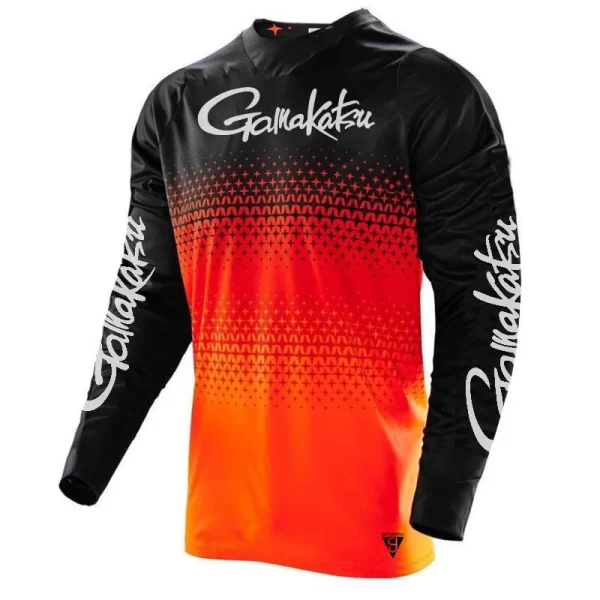 New Summer 2022 long sleeve motocross shirt blue mountain bike mtb Racing Team Road Sports Jersey 2