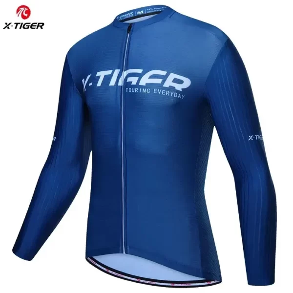 X-Tiger Cycling Jersey Breathable Quick Dry Long Sleeve Top Road Mountain Bike Shirt  Motocross Jersey Racing Jersey 10