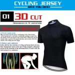 All Black Cycling Jersey Bib Short Set 2024 Mens Mountain Bicycle Clothing Short Sleeve Suit Sports MTB Bike Training Uniform 6