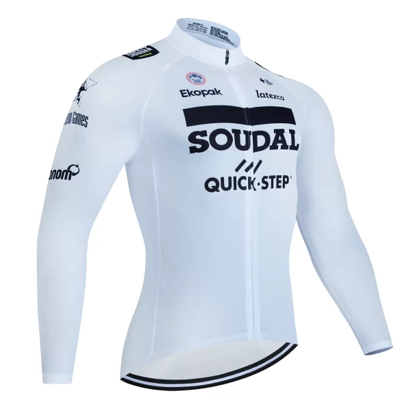 2024 QUICK STEP Team Autumn Cycling Jersey Men Long Sleeves Peo Cycling Clothing MTB Maillot Ropa Ciclismo Bike Sports Uniform 10