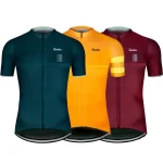 Men Cycling Jersey Raudax Classic Black Cycling Racing Tops Short Sleeve Cyclist Clothes Shirt Maillot Summer Bicycle Bike Wear 2