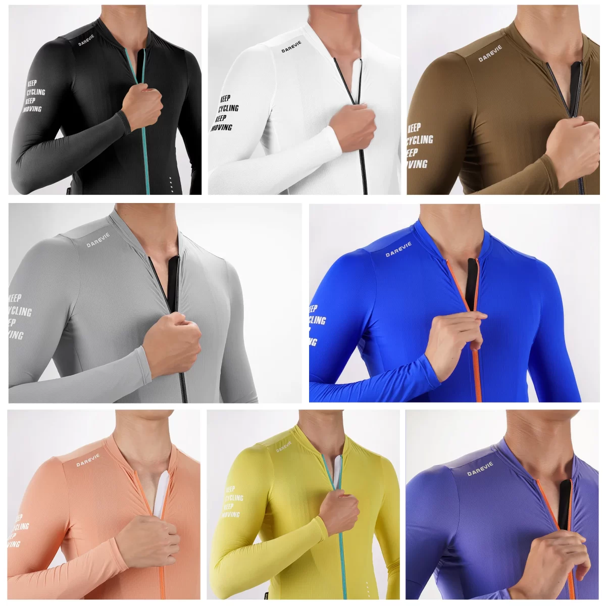 DAREVIE Cycling Jersey Anti-UV SPF 50+ Anti-Slip Pro Line Man Cycling Maillot Cool Technology Quickly Dry Female Clothing 3