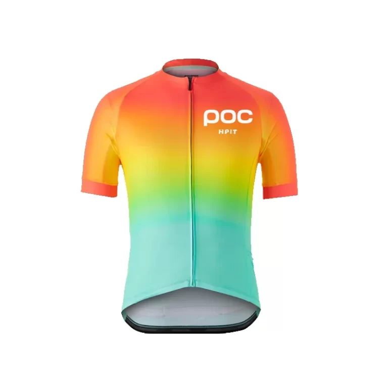 2025 New HPIT POC Cycling Jersey Colour Cycling Racing Tops Short Sleeve Bike Jersey Road Cycling Shirts Summer Bicycle Jerseys 1
