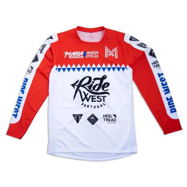 23 Maria off-road Racing Team Motocross Jersey Long Sleeve Downhill MTB Ciclismo Motorcycle Cycling Clothing BMX T-Shirt Bicycle 7