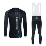 2024 New Thermal Fleece Cycling Jersey Set Winter Long Sleeve MTB Racing Bike Jersey Suit For Men Bib Pants Set Cycling Clothing 4