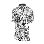 Graffiti and music Original personalized Men's Cycling Jersey Bike MTB Quick Dry Bicycle Race Cycling Wear Popular 2