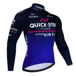 Quick Step 2024 Spring and Autumn Cycling Clothes Long sleeved Men's Mountain Bike Shirt Team Bike Wear Summer Outdoor Clothes Q 3