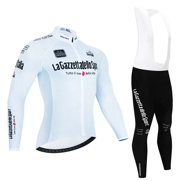 2023 Team Tour De Italia Giro Cycling Jersey Set Mens Clothing Suit Long Sleeve MTB Bike Road Pants Bicycle Bib Ropa Ciclismo 25