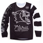 23 Maria off-road Racing Team Motocross Jersey Long Sleeve Downhill MTB Ciclismo Motorcycle Cycling Clothing BMX T-Shirt Bicycle 6