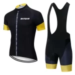 Men's Cycling Jersey Set Short Sleeve Bike Shirt + Pants Breathable Quick-Dry Bicycle Clothing Sportswear 5