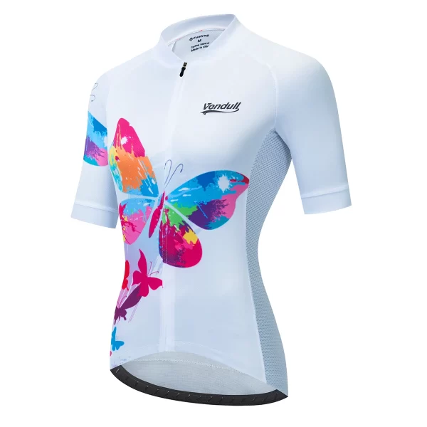 Cycling Clothing 2023 VENDULL Women Cycling Jersey Tops Summer Racing Short Sleeve MTB Bike Jersey Shirt Ropa Ciclismo Maillot 1
