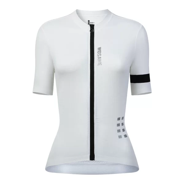 WOSAWE Cycling Jersey Summer Women Bicycle Short Sleeve Jersey Pro Team Breathable Cycling Shirt Female MTB Road Sweatshirt Tops 7