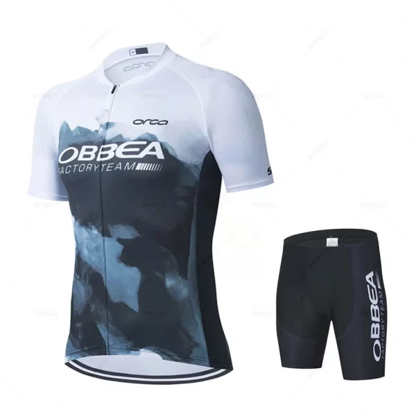 2025 Team Cycling Jersey Set Summer Ropa Ciclismo Men Hiru Short Sleeve Cycling Clothing Outdoor MTB Riding Bike Uniform Maillot 17