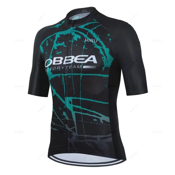 2025 Team Cycling Jersey Set Summer Ropa Ciclismo Men Hiru Short Sleeve Cycling Clothing Outdoor MTB Riding Bike Uniform Maillot 18