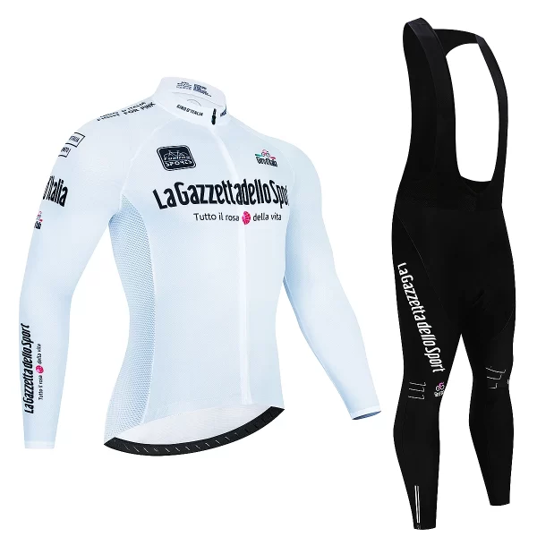 2023 Team Tour De Italia Giro Cycling Jersey Set Mens Clothing Suit Long Sleeve MTB Bike Road Pants Bicycle Bib Ropa Ciclismo 26