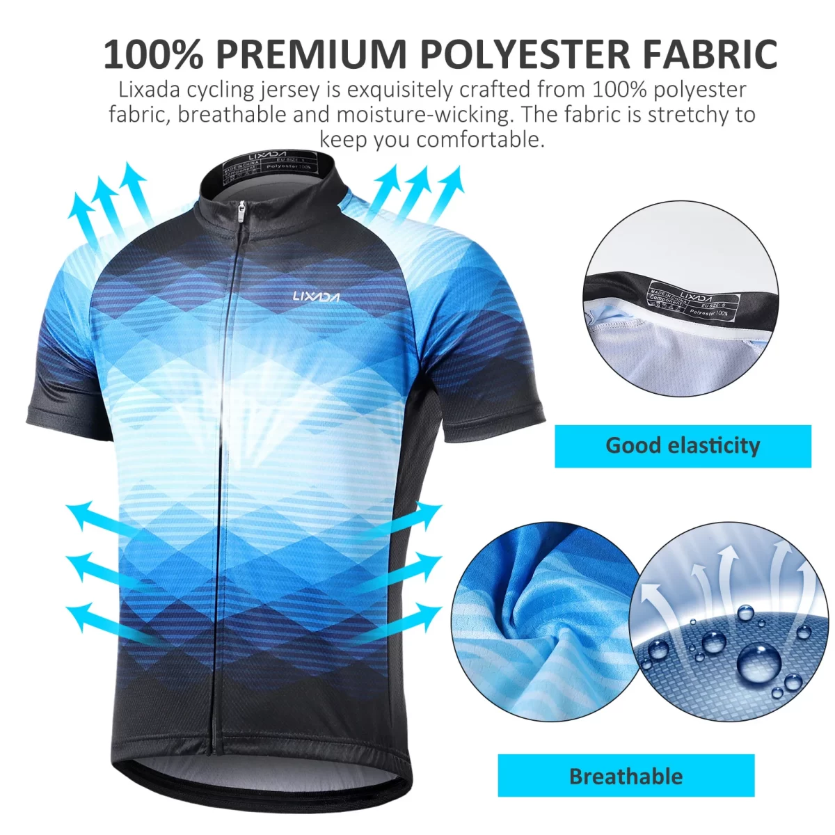 Men Short Sleeve Cycling Jersey MTB Maillot Bike Shirt Breathable Mountain Pro Team Bicycle Sports Clothing 2