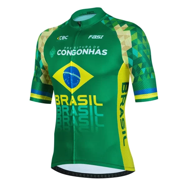 Brasil Team Summer Team Cycling Jersey Set Ciclismo Clothing MTB Bike Clothes Uniform Maillot Ropa Ciclismo Bicycle Suit Hombre 8