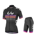 LIV Women 2025 Bicycle Clothing Triathlon Short Sleeve Cycling Jersey Sets Maillot Ropa Ciclismo MTB Clothing Cycling Jerseys 3