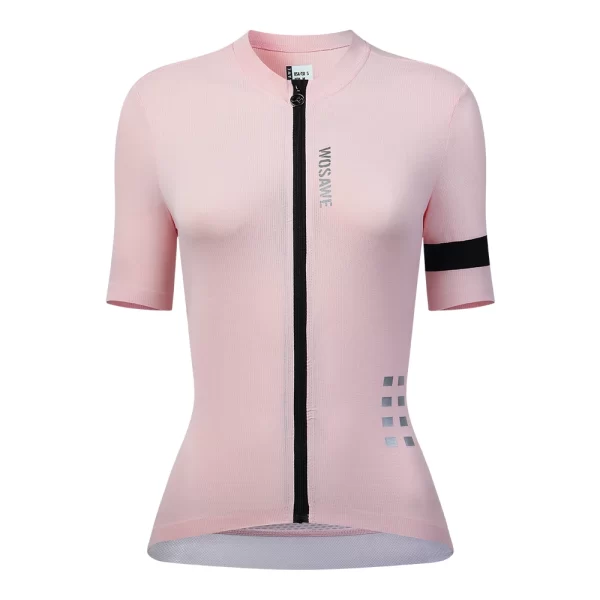 WOSAWE Cycling Jersey Summer Women Bicycle Short Sleeve Jersey Pro Team Breathable Cycling Shirt Female MTB Road Sweatshirt Tops 8