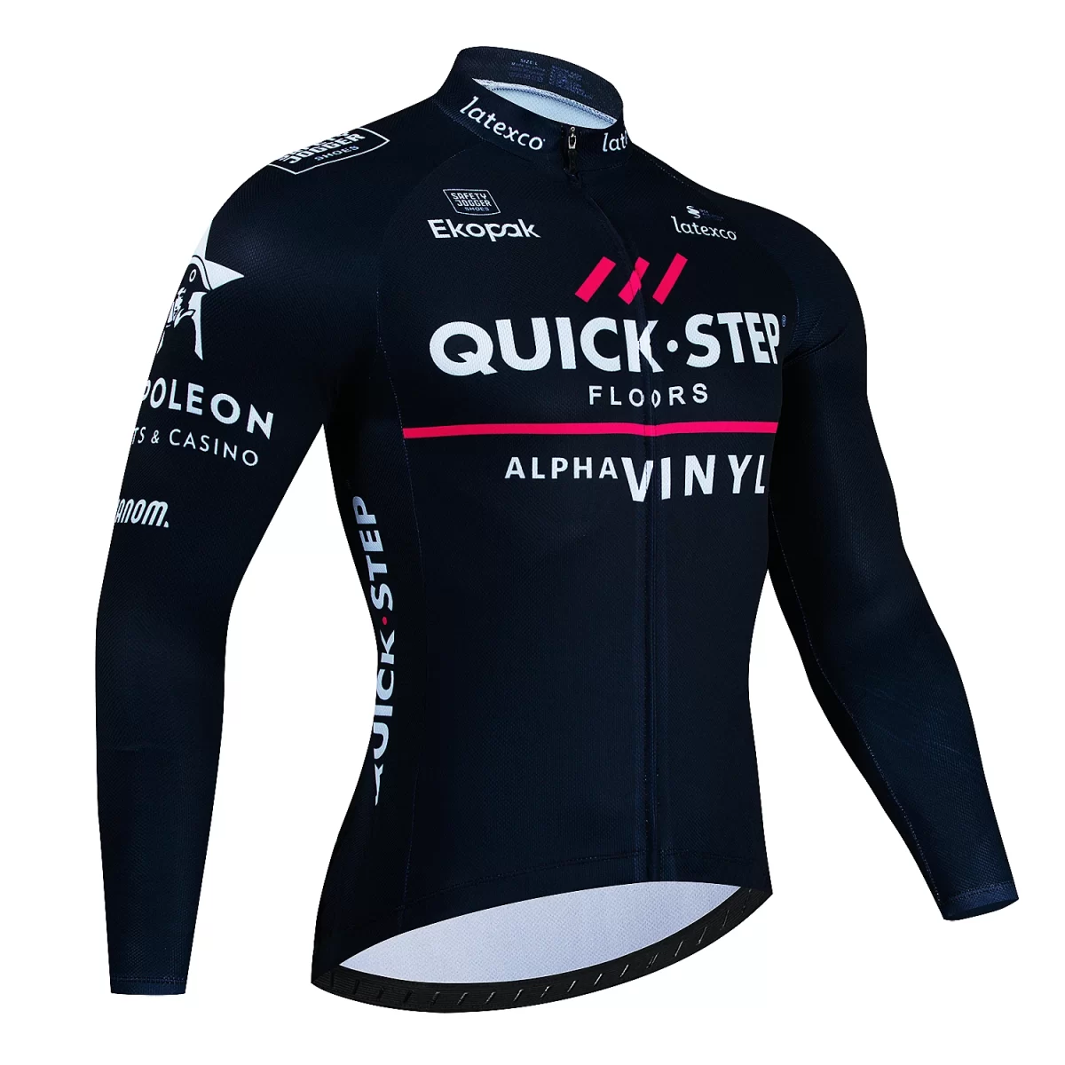 Quick Step 2024 Spring and Autumn Cycling Clothes Long sleeved Men's Mountain Bike Shirt Team Bike Wear Summer Outdoor Clothes Q 5