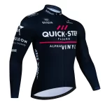Quick Step 2024 Spring and Autumn Cycling Clothes Long sleeved Men's Mountain Bike Shirt Team Bike Wear Summer Outdoor Clothes Q 5