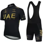 UAE Cycling Jersey Set 2024 Man's Team Short Sleeve Cycling Clothing MTB Bike Uniform Maillot Ropa Ciclismo Summer Bicycle Wear 5