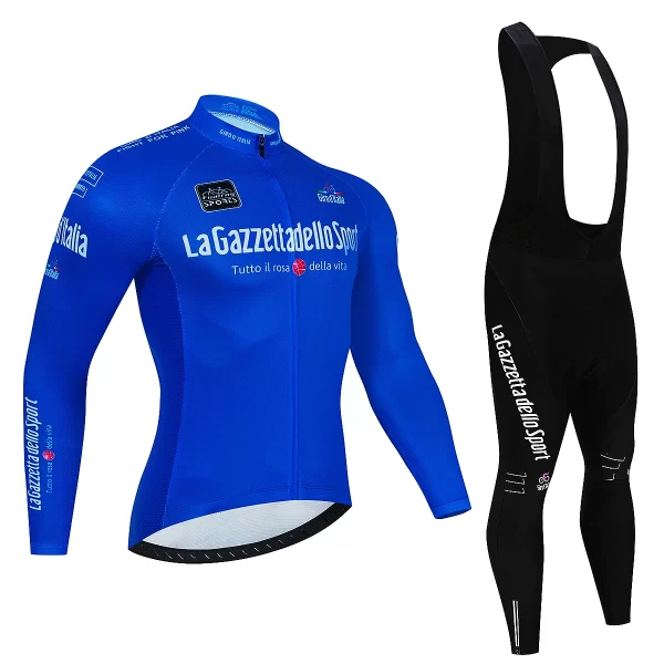 2023 Team Tour De Italia Giro Cycling Jersey Set Mens Clothing Suit Long Sleeve MTB Bike Road Pants Bicycle Bib Ropa Ciclismo 13