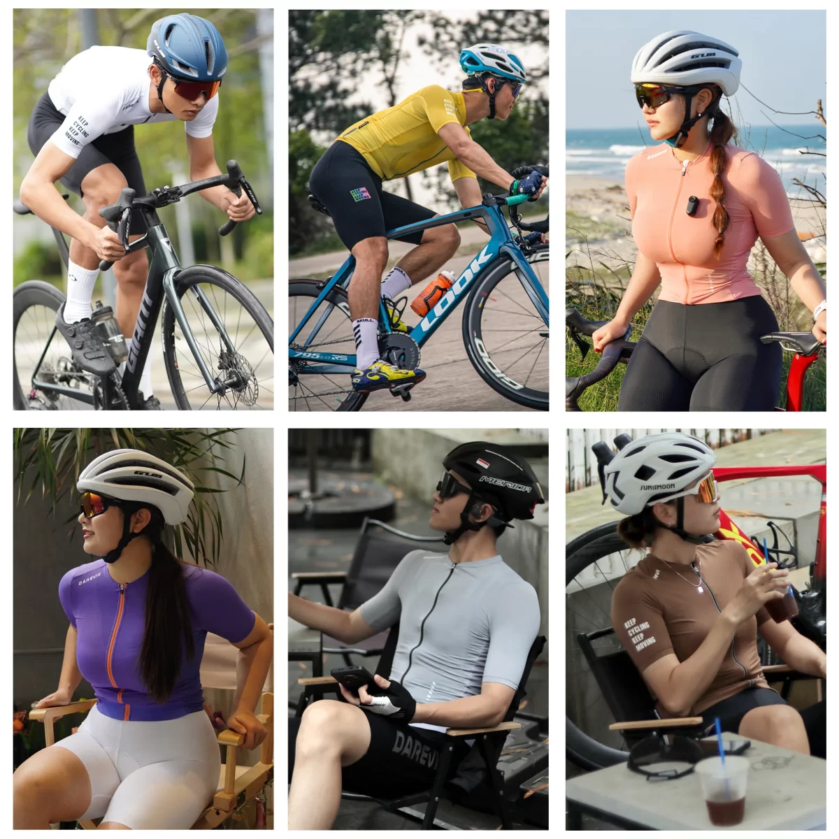 DAREVIE Cycling Jersey Anti-UV SPF 50+ Anti-Slip Pro Line Man Cycling Maillot Cool Technology Quickly Dry Female Clothing 2