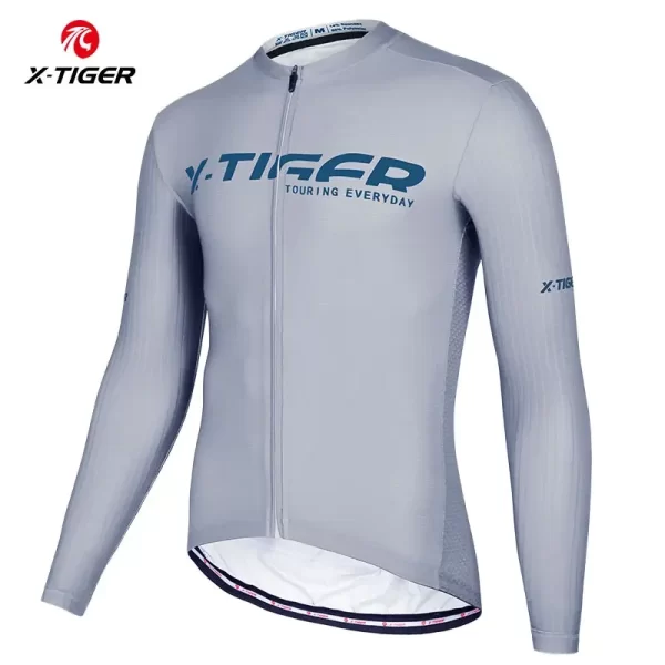 X-Tiger Cycling Jersey Breathable Quick Dry Long Sleeve Top Road Mountain Bike Shirt  Motocross Jersey Racing Jersey 7