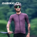 INBIKE Short Sleeve Bicycle Jersey Man Summer Road Cycling Jersey Clothes For Men MTB Mountain Bicycle Sportswear Male Clothing 2