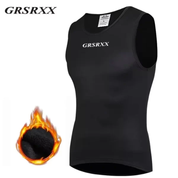 GRSRXX Thermal Winter Cycling Jacket MTB Bike Coat Bicycle Coat Sleeveless  Long Sleeve Clothing Cycling Jersey Ciclismo Unisex 10