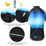 Men Short Sleeve Cycling Jersey MTB Maillot Bike Shirt Breathable Mountain Pro Team Bicycle Sports Clothing 4
