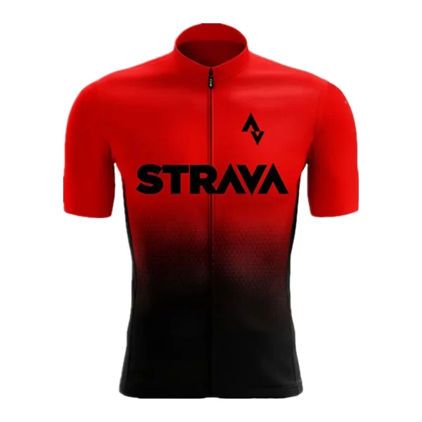 2024Strava Pro Bicycle Team Short Sleeve Maillot Ciclismo Men's Cycling Jersey Sets Summer Breathable Cycling Clothing Suit 16