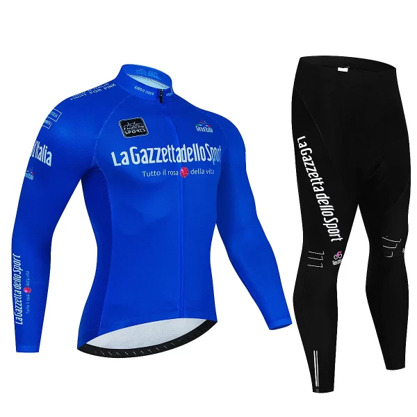 2023 Team Tour De Italia Giro Cycling Jersey Set Mens Clothing Suit Long Sleeve MTB Bike Road Pants Bicycle Bib Ropa Ciclismo 15