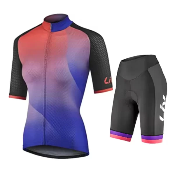 2025 Pro Team Women LIV Cycling Set Summer MTB Bike Clothing Bicycle Clothes Ropa Ciclismo Jersey 3